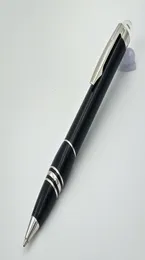 Wysokiej jakości czarna żywica Ball Ball Pen Ballpoint Pens Fashion School School Office Supplies Pisanie prezentu Pen3789667