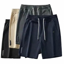 2024 verão esportes de alta qualidade shorts masculinos finos na moda basquete fitn calças divididas vestindo praia casual calças médias outsid o2rB #