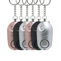Personal Alarm Woman Self Defense Keychain Set 130dB Safe Sound Personal Alarm Self-defense Key Chain Emergency Anti-Attack