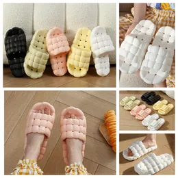Slippers Home Shoes GAI Slides Bedroom Shower Room Warms Plush Living Room Soft Wearing Cotton Slippers Ventilate Woman Men pink white