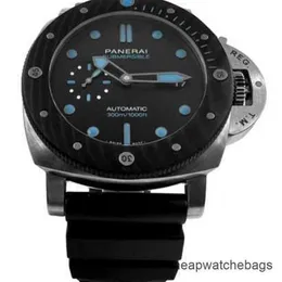 Herrpaneraiss klockor mekaniska paneraiss luminor mekaniska nedsänkbara BMG-tech 47mm PAM00799 Box Watch rostfritt stål högkvalitativ automatisk