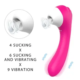 Stimolatore del clitoride del punto G del capezzolo di vibrazione della ventosa di vibrazione di 10 velocità della vagina che succhia i giocattoli adulti del sesso per le donne 240320