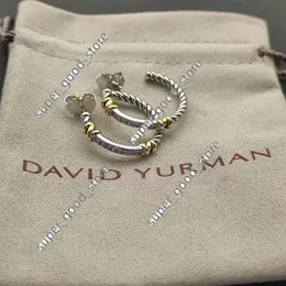 22SS DY DESGINER DAVID YURMA SMEEXKE TOPAMALT EVÄNGNING Enkel och elegant Populärvävd Twisted Rope Fashion Ring David Earring Punk Jewelry Band Fashion David 931