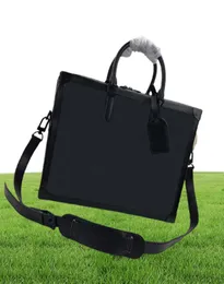 ناعمة الجذع Men Men Designer Bag Bag Bag Computer حقيبة يد رجالي حقائب اليد أزياء AllMatch عرضية الكلاسيكية الرجعية كبيرة 8973754