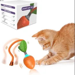 ATUBAN Cat Toys Interativo para Gatos Interiores Chirping Ball Movimento ActivateAutomatic Rolling Dog BallUSB Recarregável 240314