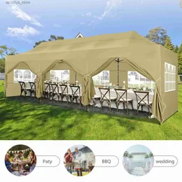 Tents and Shelters 10x30 heavy-duty EZ pop-up commercial party tent terrace outdoor garage24327