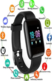 116plus Smart Watch uomo pressione sanguigna impermeabile Smartwatch donna cardiofrequenzimetro fitness tracker orologio sportivo per Android IOS4126892