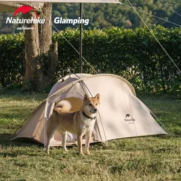 Tält och skydd Naturehike Mini Hiby Pet Tält utomhus självförsörjande hundkatt bo bomullsspatet husdjur camping tält för shiba inu husky24327