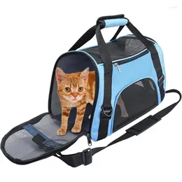 Trasportini per gatti Borsa da viaggio per animali domestici Borsa portatile pieghevole e traspirante Trasporto di animali domestici Zaino per cani a spalla singola lavabile