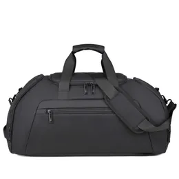 Multifunction Men Gym Bag Large Capacity Waterproof Short-distance Business Travel Luggage Bag With Suit Storage Bag Shoe Pouch 240327