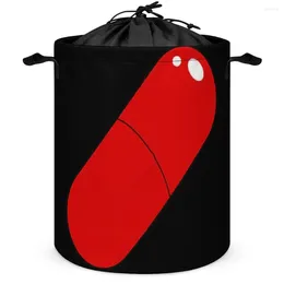 Storage Bags Red Eat It Essential For Sa Bins Laundry Basket Multifunctional Of Pet Toys Handle On Both Sides Can Be Fol