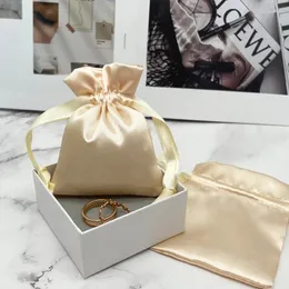 Geschenkverpackung 500 teile/los Großhandel Individuelles Logo Jewery Verpackung Beutel Tasche Haarverlängerung Bundles Verpackungsbeutel