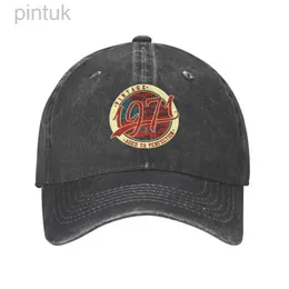 Boll Caps Classic Cotton Vintage 1971 Ålder till perfektion Baseball Cap för män Kvinnor Anpassad justerbar vuxen Hat Summer 24327