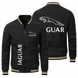 Våren och hösten 2023 Nya herrar Jaguar Car Logo Jacket Casual Baseball Racing Team Men's Clothing Large Jacket Jacket 26pf#