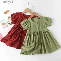 Mädchen Kleider Mädchen Casual Kleid 2022 Neue Mode Prinzessin Kleider Mädchen Süße Kostüme Nette Outfits Baby Mädchen Vestidos für 3 7Y yq240327