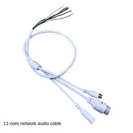 11-core 70cm Network Audio Cable Camera Tail Audio Cable RJ45 Plus Power Supply Plus Audio with Length Greater Than 120 Characters