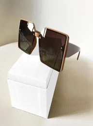 2022 Designer óculos de sol para mulheres mens óculos de sol quadrado preto e brilhante polarizador óculos homem mulher estilo legal óculos uv407347011
