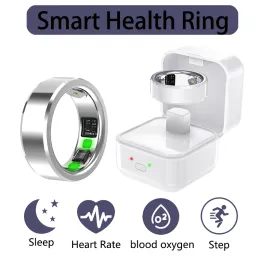 حلقة المراقبة الذكية C3 C3 مع نقطة شحن APP Health Ring النشاط تتبع الدم مراقبة معدل ضربات القلب أكسجين الدم