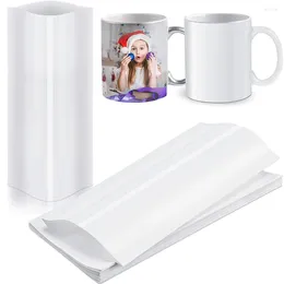 Spoons 70Pcs Sublimation Shrink Wrap Film 5X10 Inch Heat Transfer Bags White Bands For Mug