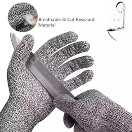 2024 CUT RESISTENT NIVÅ 5 Högstyrka handskar slitsträckta anti-punktering Anti-Scid Kitchen Gadget Accessories Anti Cut Gloves "för höghållfast anti-snitthandskar"