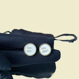 여성을위한 세련된 디자이너 귀걸이 트렌디 한 라운드 서클 귀마개 말초 18k 골드 단순 오하 링 현대 패션 보석 편지 zl196 h4