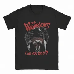 Warriors Walter Hill Men T Shirts Leisure Tee Shirt Kort ärm Runda hals T-shirts 100% Cott Plus Size Tops X7D0#