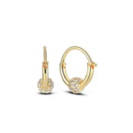 2024 925 Sterling Silver Hoop Huggie Earrings Drop-hipping Pandoras Earring Original Box Fashion Jewelry Gift