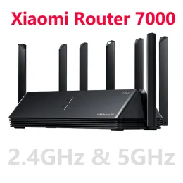 Yönlendiriciler Xiaomi Mi Yönlendirici 7000 Trib ve WiFi Tekrarlayıcı VPN 1GB Mesh USB 3.0 IPTV 4 X 2.5G Ethernet Ports Modem Sinyal Amplifikatör PPPOE