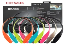 HBS 900 HBS900 Wireless Sport Neckband Headset Inear Headphone Bluetooth Stereo Earphones Headsets For LG HBS900 iPhone X 8 Sam8904664