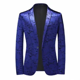 2024 Primavera Autunno Nuovo Blazer da uomo Fi Casual Suit Coat Matrimonio da uomo Dr Giacca Casual Fit formale Dr Abbigliamento uomo l7xN #