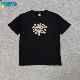 yiciya tshirts ADW 브랜드 고품질 Y2K 의류 작물 탑 힙합 대형 Tshirt 빈티지 탑 여성 짧은 슬리브 티 240313