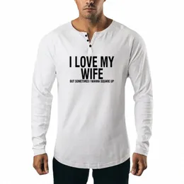 estendere Hip Hop Streetwear Fi Lg manica Butt scollo a V T-shirt palestra Bodybuilding Fitn Tee Mens Running Sport Cott Shirt t7ww #