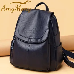 Рюкзаки большой емкости для путешествий Mochila, женский рюкзак, женский кожаный рюкзак для девочек, женские школьные сумки Sac A Dos 240323