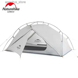 Tendas e abrigos Naturehike 2019 VIK Series Ultralight Rainproof Single Layer Outdoor Camping Tent 20D Nylon Tent for Hiking24327