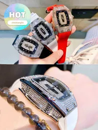 Designer Luxus RM -Armaturen Watch Mens Watch Movement Automatic Light Nische Womens Diamond Eingelegt Top Ten