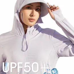 Donna Estate UPF 50+ UV Sun Protecti Cappotto di pelle Uomo Ultra-Light Sport all'aria aperta Abbigliamento da ciclismo Abbigliamento sportivo Tuta da pesca Lady Giacche r2oP #