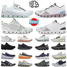 2024 Moda Running Shoes Nova Monster Açaí Roxo Lavanda Surfista Heather White Vista X3 All Black Glacier Ice Eclipse Homens Mulheres Sapatilhas Switf 5 Flyer Rosa Outdoor