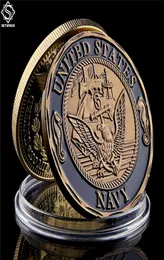 US Navy Craft Shellback przekraczający linię Sailor Copper Plated Commorative Challenge Monety Prezent 9816516