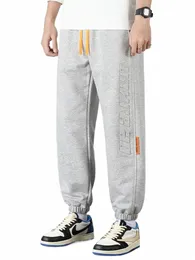 Весна-Осень мужские спортивные штаны мешковатые бегуны Fi Letter хип-хоп уличная одежда больших размеров свободные повседневные шаровары 8XL k1PF #