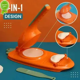 Gadgets Maker Neues manuelles 2-in-1 effizientes Knödel-Wrapper-Form-Teigpresswerkzeug Küchenzubehör 0511