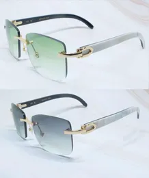 21S 블루 남성용 선글라스 패션 패션 남성용 림리스 디자이너 Sun Buffalo Horn Glasses Shades Gafas 0 de diseador ienbel null2184449