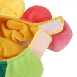 Katzenkostüme Sonnenblumenhüte bequeme und weiche Multi -Szenen -Anwendungen formen kurze Plüsch -Kleidungszubehör Teddy Outfits Haustiere