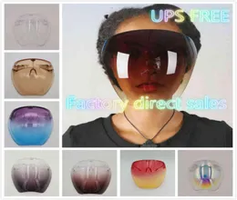 2021 Designer óculos de sol viseira de plástico óculos aprimorados antifog escudos múltiplas cores lunettes oem óculos de sol protetores com ups 1440317