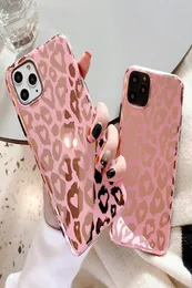 Luxus Sexy Leopard Print Plating Telefon Fällen Weiche Silikon Für iPhone 7 8 Plus 11 12 Pro XS Max XR 12promax Frau Abdeckung Gift3200733