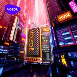 Лучшая цена Voozol 16000/20000 Puffs Одноразовая ручка для вейпа с кристаллическим цифровым экраном Последний дизайн на складе Светодиодный цифровой световой короб для кальяна