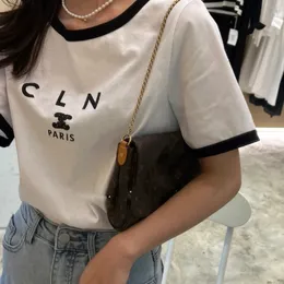 Designer Tshirt Women Can Shirts Sleeve Ceine Nuova 2024 Sumps Cell Brand Brand Womens Cellins Shorts Shorts Cash Crow Dsourced Design