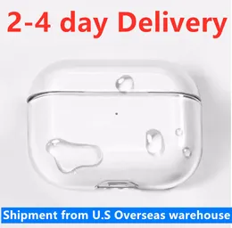 For Airpods Pro 2 airpod pro 3 Headphone Accessories Solid Silicone Cute Protective Earphone Cover Wireless Charging Box Shockproof