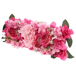 装飾的な花の花の壁パネルショッピングモールのお祝いのためのローズシミュレーション