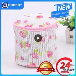 Laundry Bags Home Lingerie Clothes Washing Convenient Underwear Bra Sock Aid Net Mesh Zip Bag Filter Wash Basket