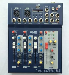 Mini Mixer Audio F4 Piccola Console di Mixaggio 4 Canali012349031781